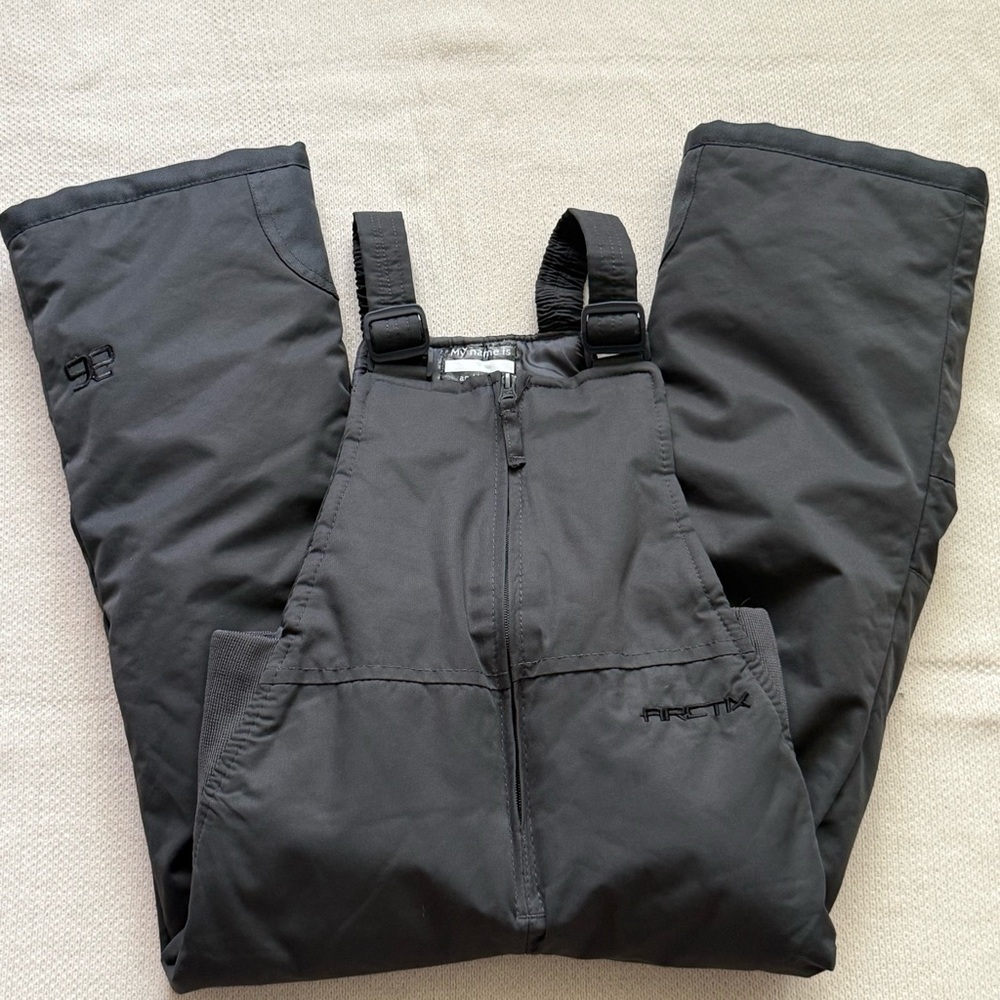 Arctix Kids color charcol Insulated Overalls size 5k - Picture 2 of 12